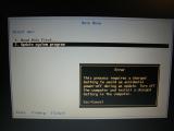 No Battery BIOS Error Message